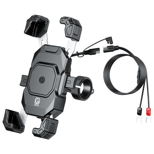 Kewig Motorcycle Navigation Phone Holder Outdoor Riding Charging Bracket, Model: M11-G2-A1