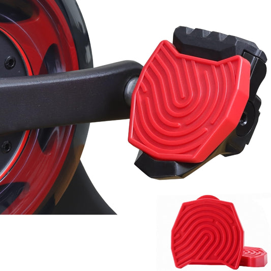 For Peloton Venzo Spinning Bike Locking Pedal To Flat Pedal Conversion Plate(Red) - Pedals by buy2fix | Online Shopping UK | buy2fix