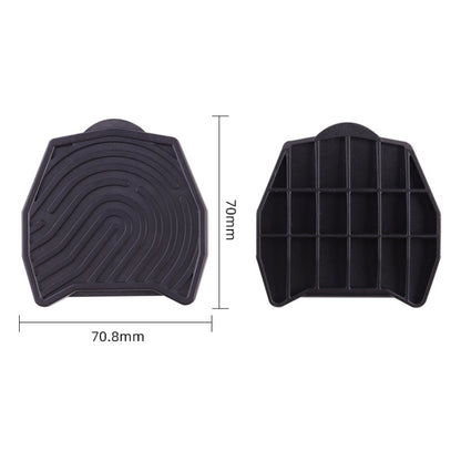 For Peloton Venzo Spinning Bike Locking Pedal To Flat Pedal Conversion Plate(Black) - Pedals by buy2fix | Online Shopping UK | buy2fix