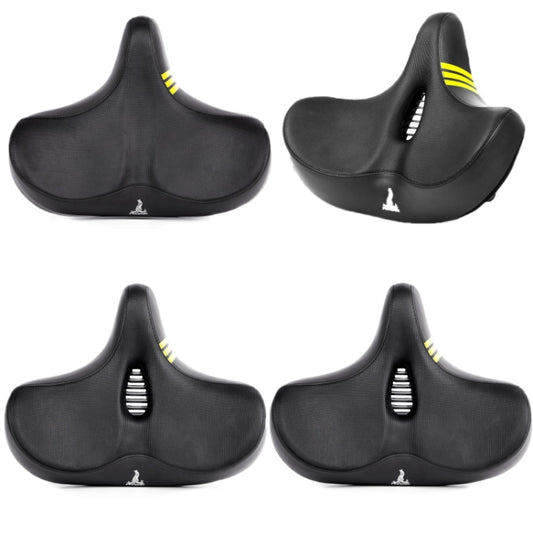 Phoenix 3D Bicycle Enlarged Thickened Soft Seat Cushion Spring Shock Absorber - Bicycle Saddle by Phoenix | Online Shopping UK | buy2fix