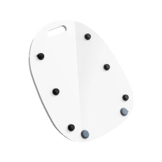 For Thermomix TM5 TM6  Blender Acrylic Sliding Pad Non-slip Mat(White) - Food Disposer Parts by buy2fix | Online Shopping UK | buy2fix