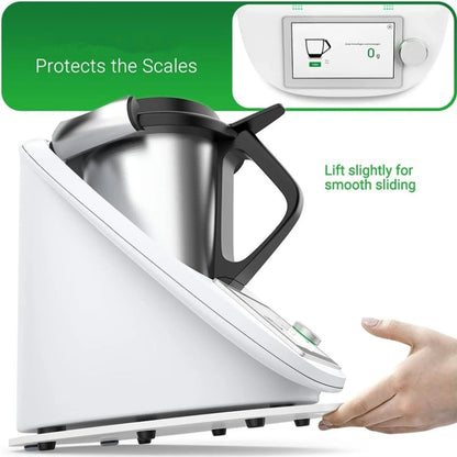 For Thermomix TM5 TM6  Blender Acrylic Sliding Pad Non-slip Mat(Black) - Food Disposer Parts by buy2fix | Online Shopping UK | buy2fix