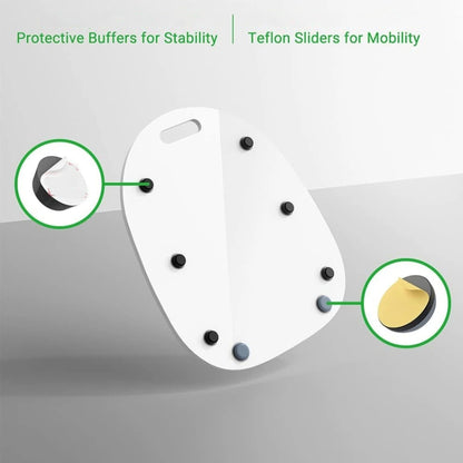 For Thermomix TM5 TM6  Blender Acrylic Sliding Pad Non-slip Mat(Black) - Food Disposer Parts by buy2fix | Online Shopping UK | buy2fix