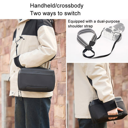 Cwatcun D123 Medium Multifunctional Photography Storage Pack Data Camera Digital Bag(Black) by buy2fix