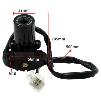 For Kawasaki ZX-6R/Z1000 Lock Ignition Fuel Tank Cap Set by buy2fix