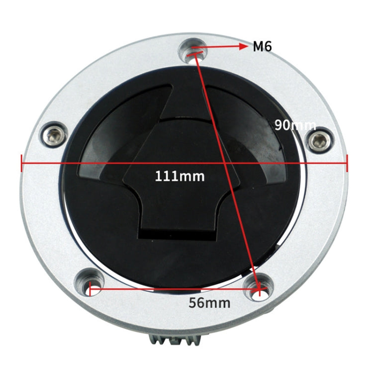 For Kawasaki ZX-6R/Z1000 Lock Ignition Fuel Tank Cap Set by buy2fix