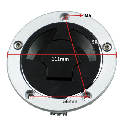 For Kawasaki ZX-6R/Z1000 Lock Ignition Fuel Tank Cap Set by buy2fix