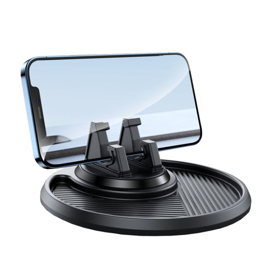 Car Dashboard Navigation Phone Holder Multifunctional Non-Slip Storage Bracket(Black) by buy2fix