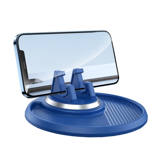 Car Dashboard Navigation Phone Holder Multifunctional Non-Slip Storage Bracket(Blue) by buy2fix