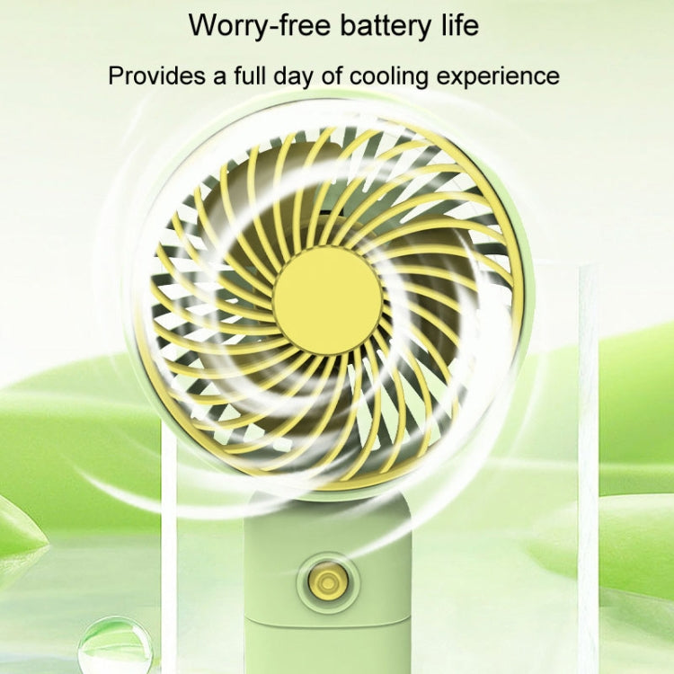 Desktop USB Charging Small Fan Portable Cell Phone Holder Handheld Fan(Green) by buy2fix