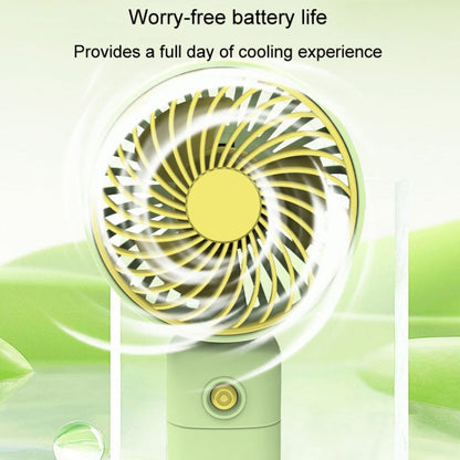 Desktop USB Charging Small Fan Portable Cell Phone Holder Handheld Fan(Green) by buy2fix