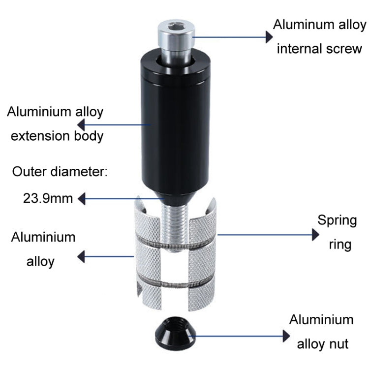 Bicycle Hidden Handlebar Lifter Mountain Bike Handlebar Riser Fork Tap, Style: Long - Others by buy2fix | Online Shopping UK | buy2fix