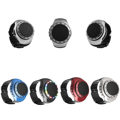 U6 Watch-shaped Wearable Bluetooth Speaker Selfie Sports Smart Speaker(Silver) - Mini Speaker by buy2fix | Online Shopping UK | buy2fix