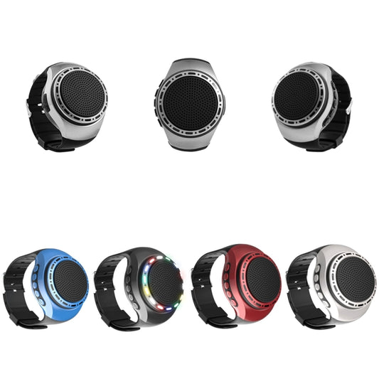U6 Watch-shaped Wearable Bluetooth Speaker Selfie Sports Smart Speaker(Black) - Mini Speaker by buy2fix | Online Shopping UK | buy2fix