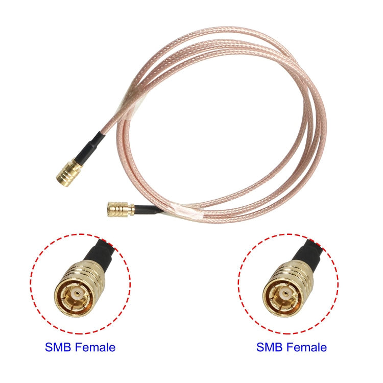 20cm SMB Female To SMB Female RG316 Coaxial Cable Jumper by buy2fix