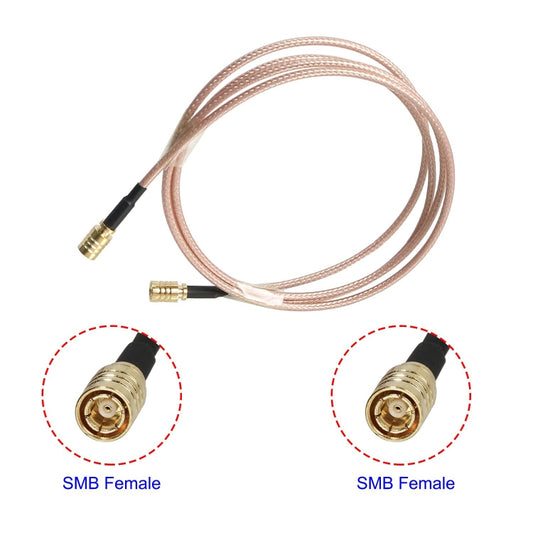30cm SMB Female To SMB Female RG316 Coaxial Cable Jumper by buy2fix