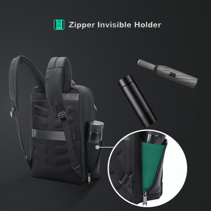 Bopai 61-53111 Large-capacity Waterproof Business Laptop Backpack With USB+Type-C Port(Black) - Backpack by Bopai | Online Shopping UK | buy2fix