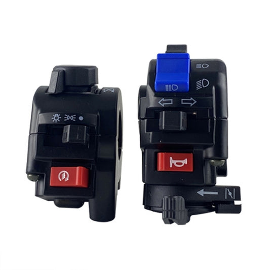 For QJ Storm Taizi 150 Motorcycle Left And Right Handlebar Switch Assembly(Black) - Grips by buy2fix | Online Shopping UK | buy2fix