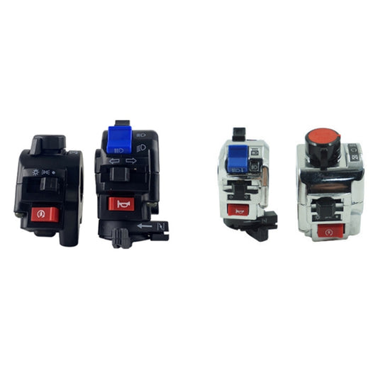For QJ Storm Taizi 150 Motorcycle Left And Right Handlebar Switch Assembly(Black) - Grips by buy2fix | Online Shopping UK | buy2fix