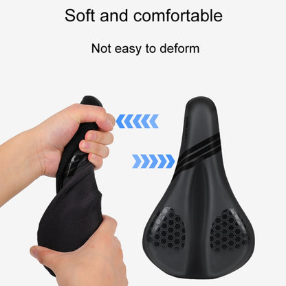 ESLNF Mountain Bike Saddle Cover Cycling Shock Absorbing Saddle Gear, Style: Honeycomb - Bicycle Saddle by ESLNF | Online Shopping UK | buy2fix