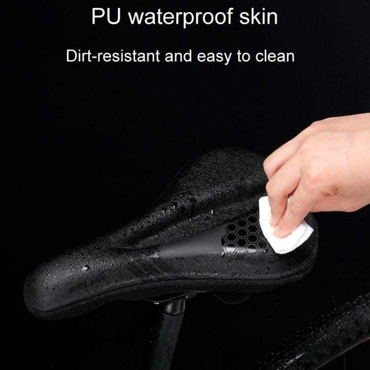 ESLNF Mountain Bike Saddle Cover Cycling Shock Absorbing Saddle Gear, Style: Round Logo - Bicycle Saddle by ESLNF | Online Shopping UK | buy2fix