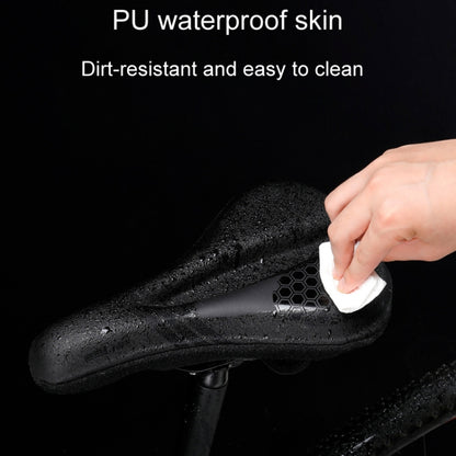 ESLNF Mountain Bike Saddle Cover Cycling Shock Absorbing Saddle Gear, Style: Round Logo - Bicycle Saddle by ESLNF | Online Shopping UK | buy2fix