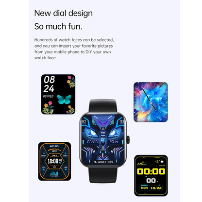 F16 2.0-inch IP67 Waterproof Health Monitoring Bluetooth Call Smart Watch(Gold) by buy2fix