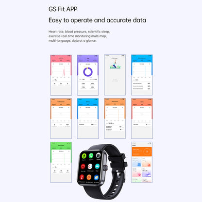 F16 2.0-inch IP67 Waterproof Health Monitoring Bluetooth Call Smart Watch(Gold) by buy2fix