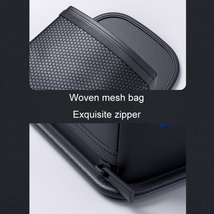 Car Tissue Box Multifunctional Storage Hanging Bag(Black) by buy2fix