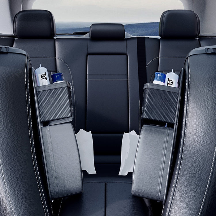 Car Tissue Box Multifunctional Storage Hanging Bag(Black) by buy2fix