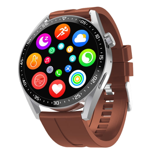HW28 1.39-inch IP67 Waterproof Health Monitoring Bluetooth Call Smart Watch with NFC Payment(Coffee) by buy2fix