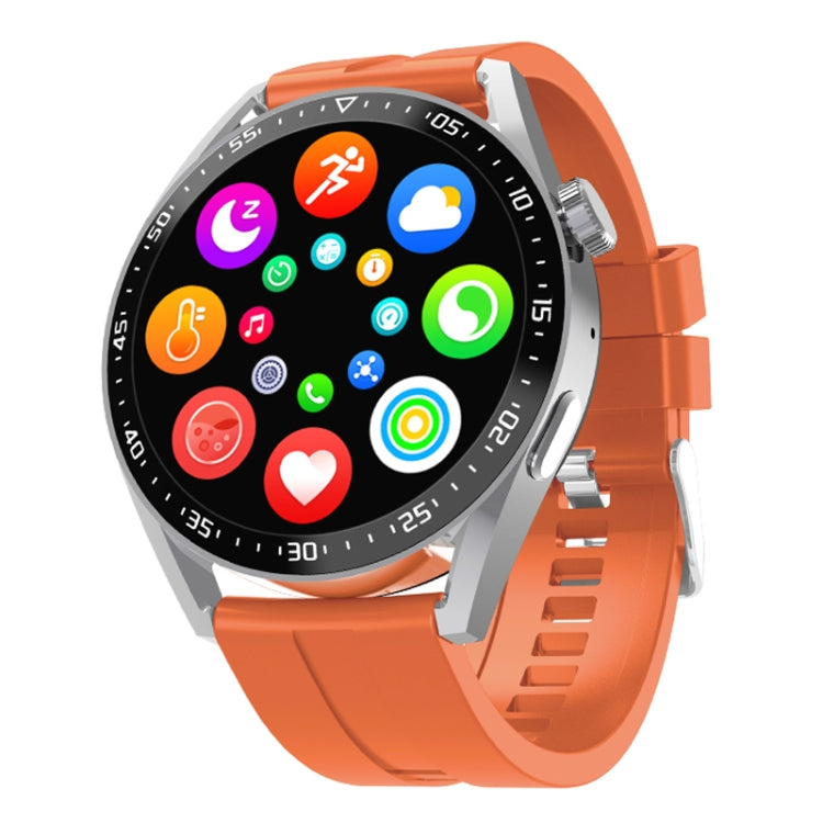 HW28 1.39-inch IP67 Waterproof Health Monitoring Bluetooth Call Smart Watch with NFC Payment(Orange) by buy2fix