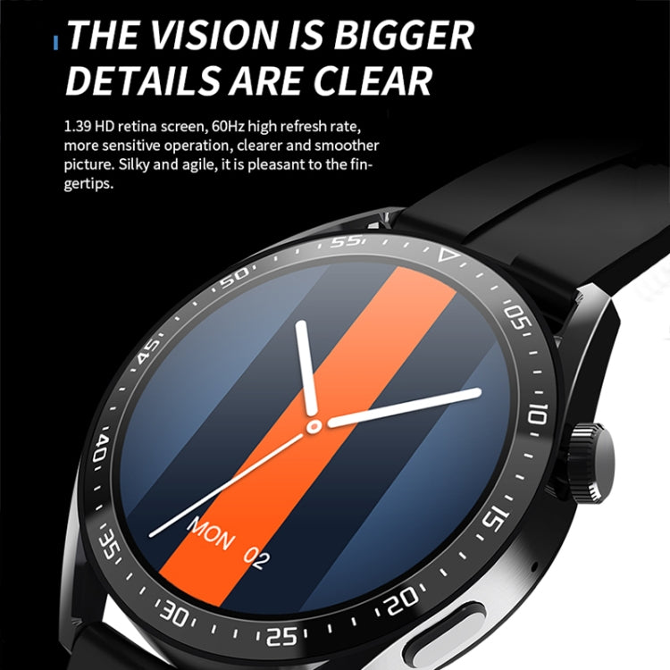 HW28 1.39-inch IP67 Waterproof Health Monitoring Bluetooth Call Smart Watch with NFC Payment(Black) by buy2fix