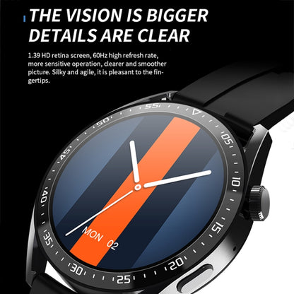 HW28 1.39-inch IP67 Waterproof Health Monitoring Bluetooth Call Smart Watch with NFC Payment(Black) by buy2fix