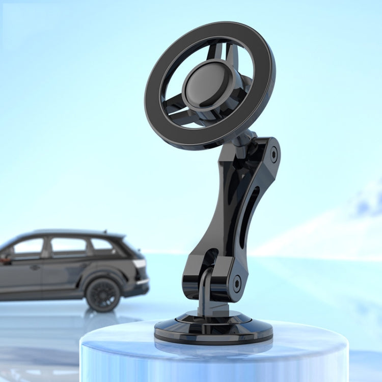 Magsafe Car Magnetic Rotating Adjustable Mobile Phone Holder(Black) by buy2fix
