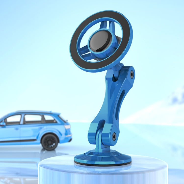 Magsafe Car Magnetic Rotating Adjustable Mobile Phone Holder(Blue) by buy2fix