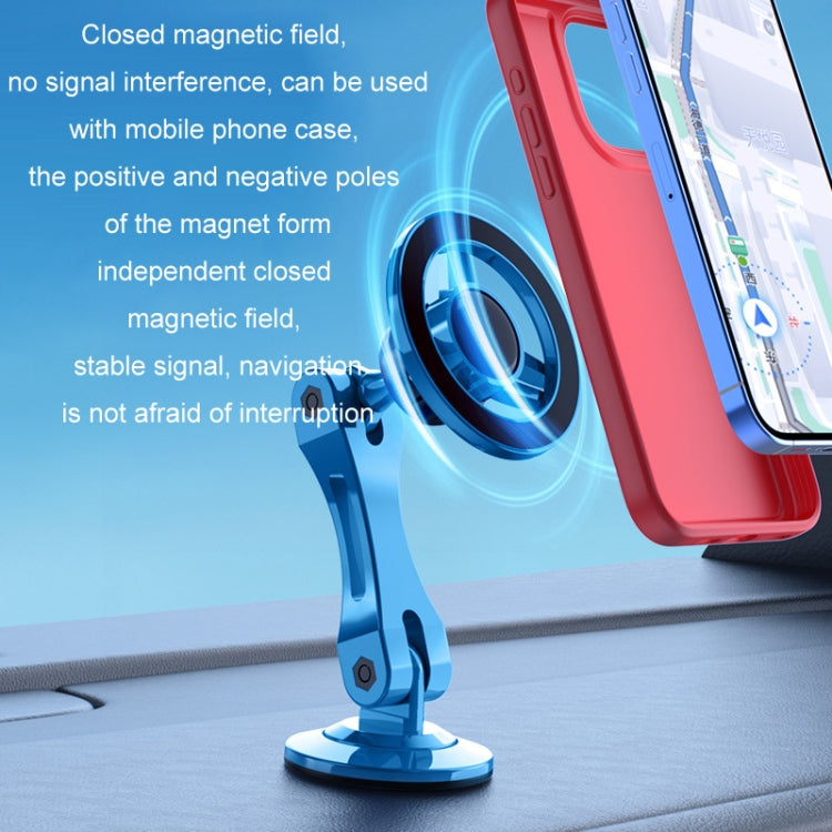 Magsafe Car Magnetic Rotating Adjustable Mobile Phone Holder(Orange) by buy2fix