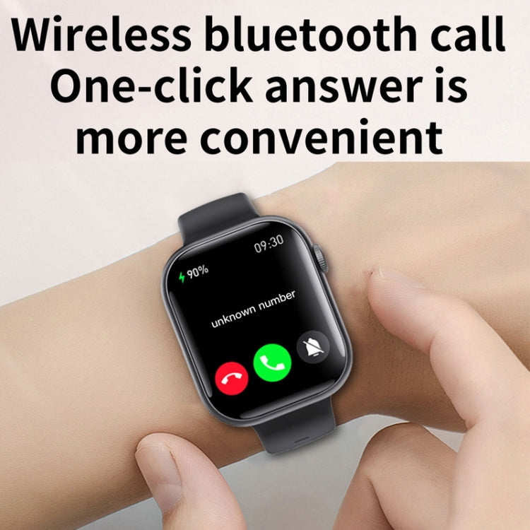 F70 2.1 Inch Screen Smart Watch With Blood Sugar/Blood Oxygen Monitoring /SOS Alarm/100+ Sports Modes, Color: Black Gray by buy2fix