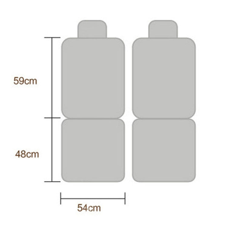 Car Wood Beaded Cushion Universal Car Seat Cover Summer Interior Supply(Coffee) by buy2fix