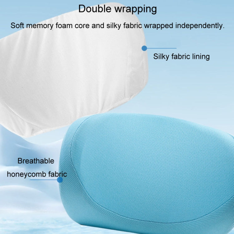 Car U-shaped Neck Pillow Soft Headrest Children Car Seat Side Sleeping Pillow(Sky Blue) by buy2fix