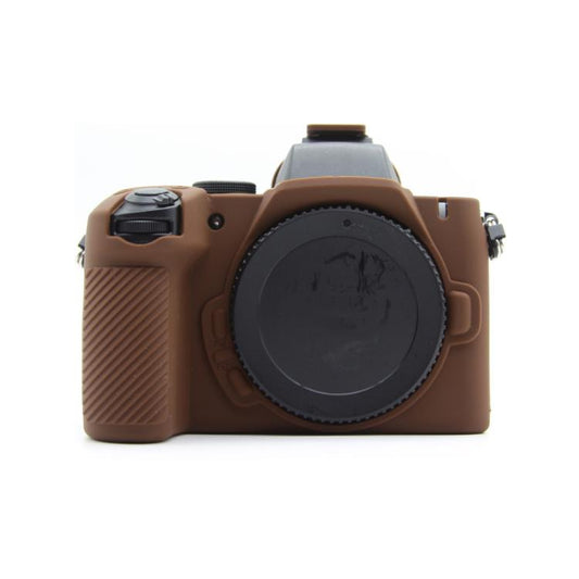 For Nikon Z50II Smooth Surface Camera Protective Silicone Case(Brown) - Protective Case by buy2fix | Online Shopping UK | buy2fix