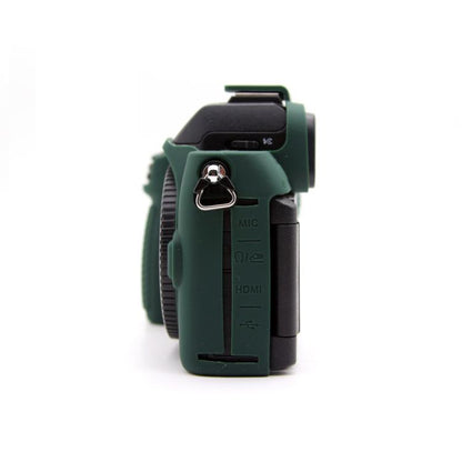 For Nikon Z50II Smooth Surface Camera Protective Silicone Case(Dark Green) - Protective Case by buy2fix | Online Shopping UK | buy2fix