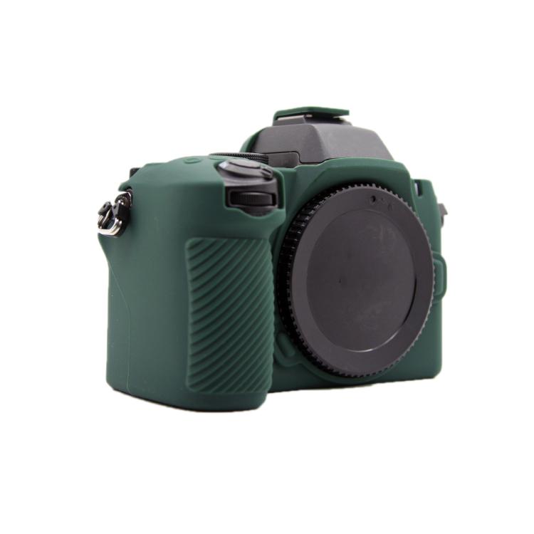 For Nikon Z50II Smooth Surface Camera Protective Silicone Case(Dark Green) - Protective Case by buy2fix | Online Shopping UK | buy2fix