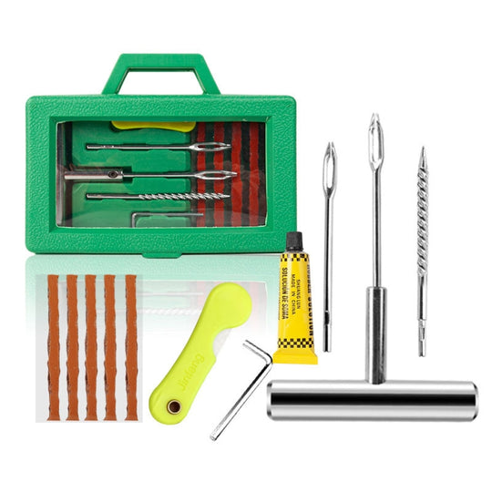 7 In 1 Car Tire Repair Tool Set Motorcycle Vacuum Tire Emergency Fast Repair Toolkit