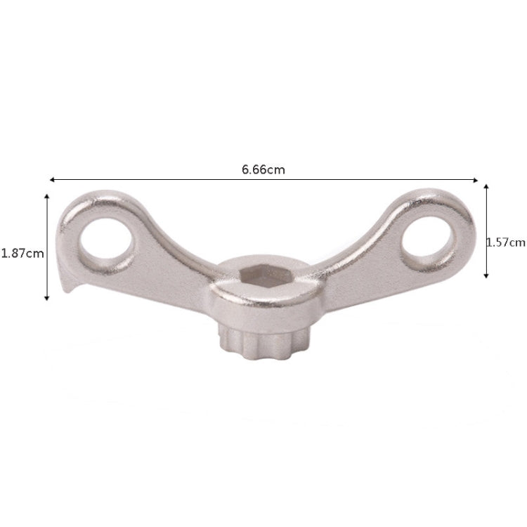 Bicycle Crank Assembly Puller Crank Removal and Adjustment Tool(银色) - Maintenance tools by buy2fix | Online Shopping UK | buy2fix