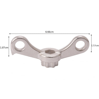 Bicycle Crank Assembly Puller Crank Removal and Adjustment Tool(银色) - Maintenance tools by buy2fix | Online Shopping UK | buy2fix