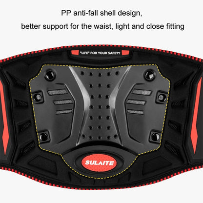 SULAITE Motorcycle Riding Breathable Anti-Fall Belt, Color: Yellow L/XL by SULAITE