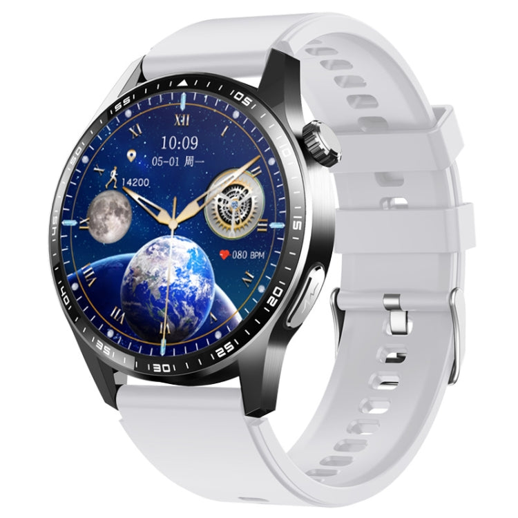 F400 1.55 Inch Screen Smart Watch Support ECG/ Blood Oxygen / Blood Sugar / 150+ Sports Mode, Color: Black Gray Silicone by buy2fix