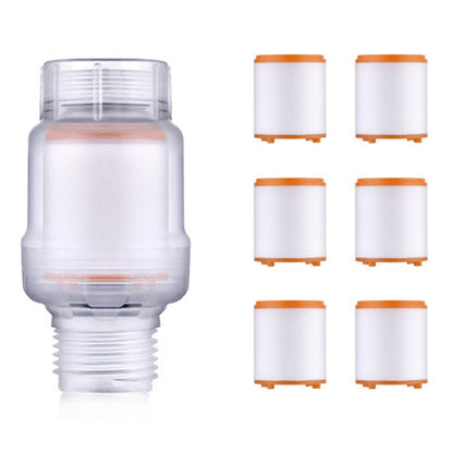 Household Washing Machine Electrical Water Heater Water Purification Filter With 6 Cartridges, Style: Faucet Filter - Washing Machine Parts by buy2fix | Online Shopping UK | buy2fix