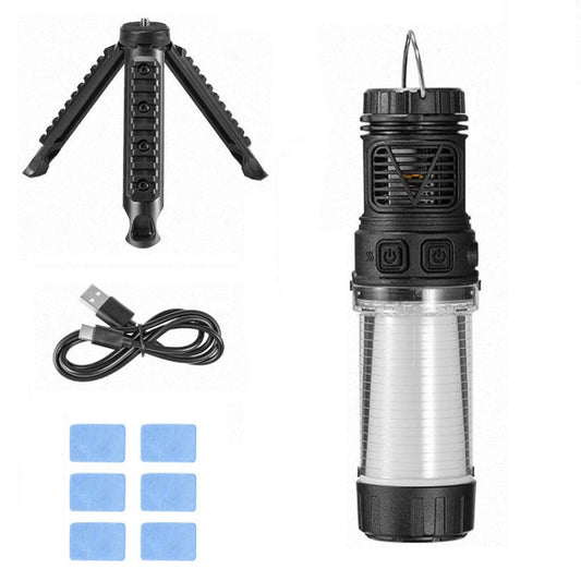 3 in 1 LED Mosquito Repellent Camping Light Magnetic Outdoor Tent Light(W8122 Black) by buy2fix